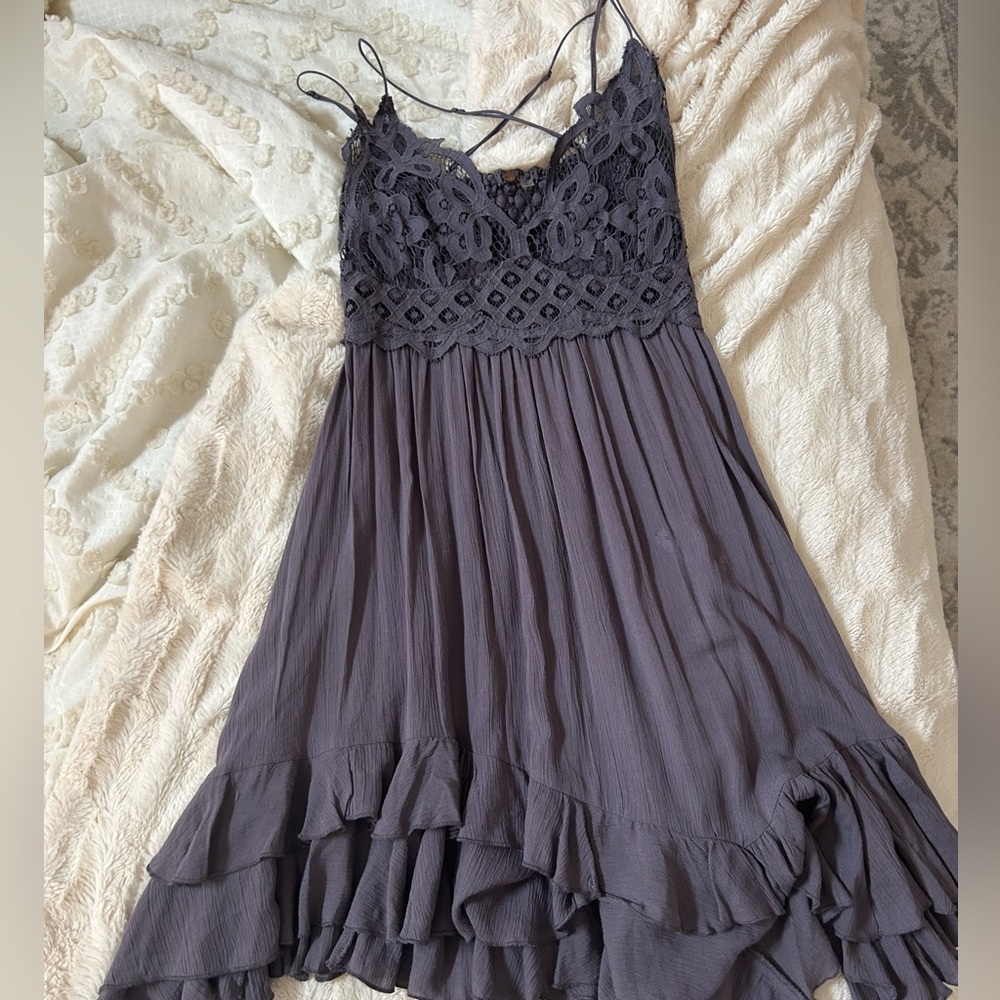 Free People Adella Slip Dress